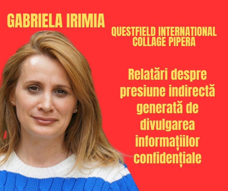 Relatări despre presiune indirectă generată de divulgarea informațiilor confidențiale
